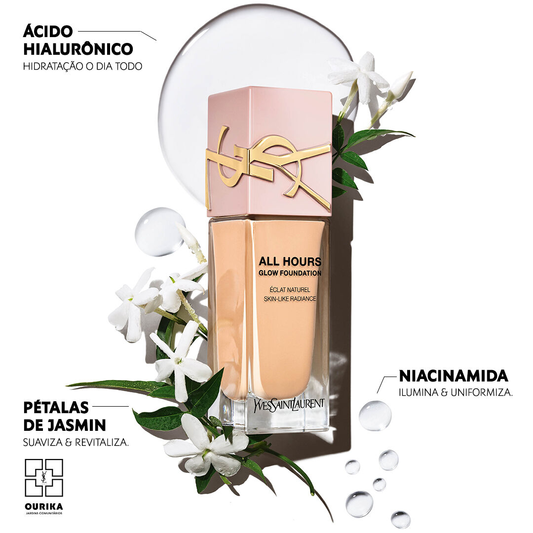 Base Líquida Ysl All Hours Glow Foundation - Sephora